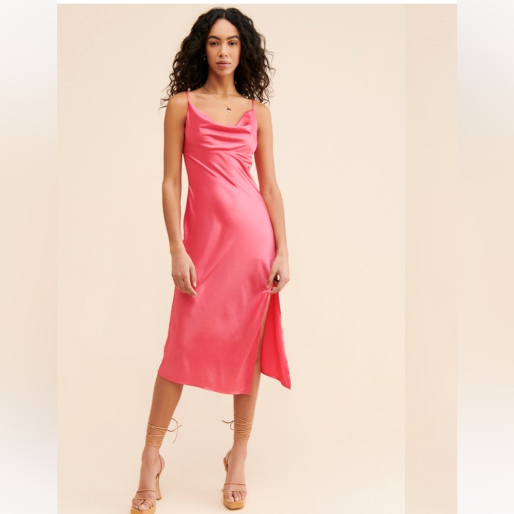 ADELYN RAE FAITH SLIP DRESS